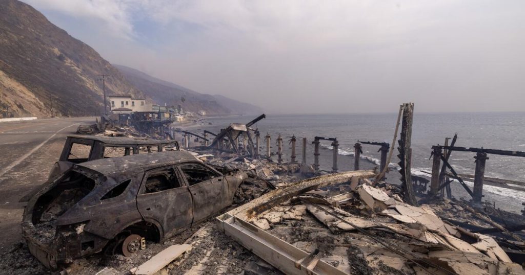 وجدت الدراسة أن تكثيف الضربات المناخية المرتبطة بحرائق كاليفورنيا