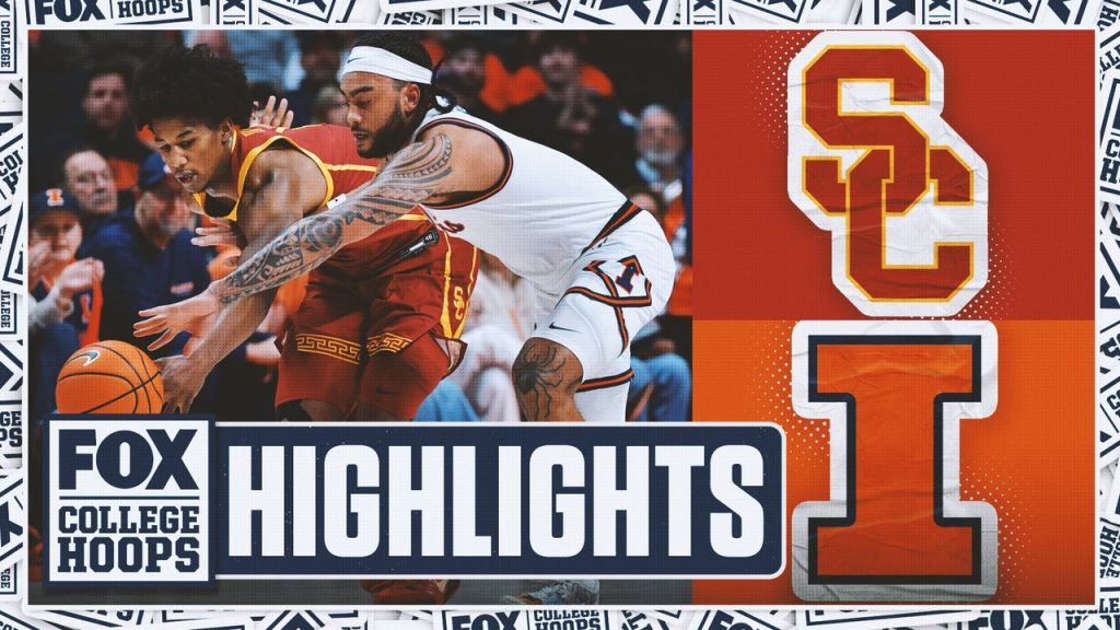 USC Trojans vs. رقم 13 إلينوي يقاتل إيليني يسلط الضوء على | حلقات كلية فوكس