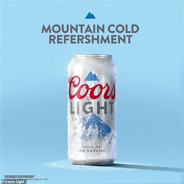 أصدرت شركة Coors Light إعلانًا مكتوبًا عليه 