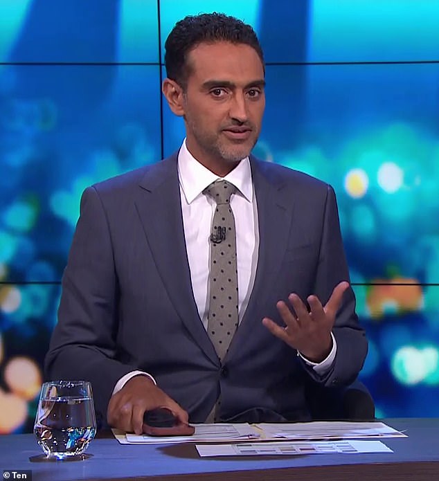 وافق Waleed Aly (في الصورة) مع Tunny على أن خطة ترامب قد أوضحت إلى 