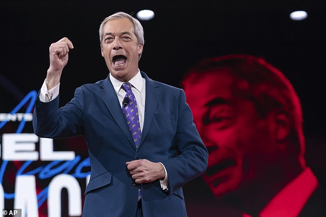 امتدح السيد Farage على دونالد ترامب وحليفه Elon Musk في خطاب في مؤتمر العمل السياسي المحافظ في واشنطن يوم الخميس